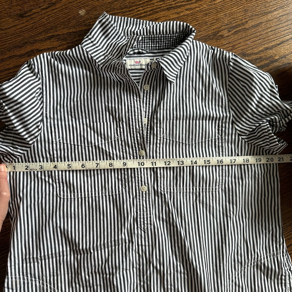 Vineyard Vines Black and White Striped Dress - Picture 5 of 5